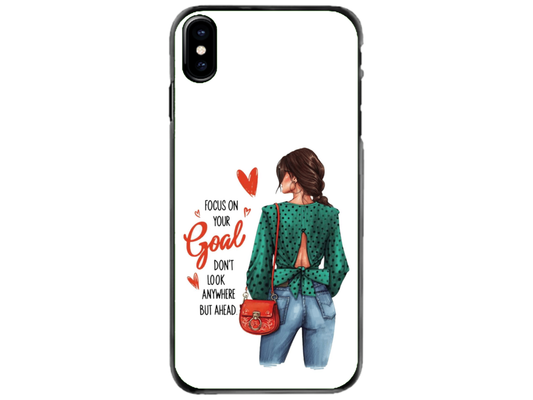 Husa Silicon HQCover compatibila cu Apple iPhone XS, model Look Ahead, rezistenta la socuri si zgarieturi, SP1M00032