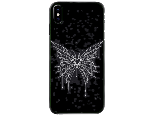 Husa Silicon HQCover compatibila cu Apple iPhone XS, model Butterfly, rezistenta la socuri si zgarieturi, SP1M00038