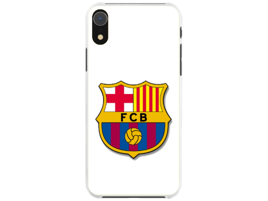 Husa Silicon HQCover compatibila cu Apple iPhone XR, model Fotbal FCB, rezistenta la socuri si zgarieturi, SP1M00001
