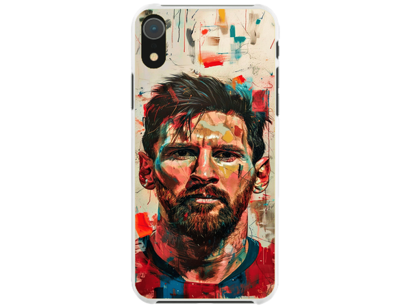 Husa Silicon HQCover compatibila cu Apple iPhone XR, model Messi v2, rezistenta la socuri si zgarieturi, SP1M00007