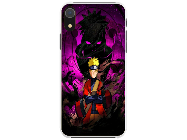 Husa Silicon HQCover compatibila cu Apple iPhone XR, model Naruto v2, rezistenta la socuri si zgarieturi, SP1M00047