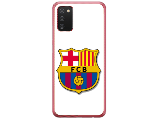 Husa Silicon HQCover compatibila cu Samsung Galaxy A02s, model Fotbal FCB, rezistenta la socuri si zgarieturi, SP1M00001