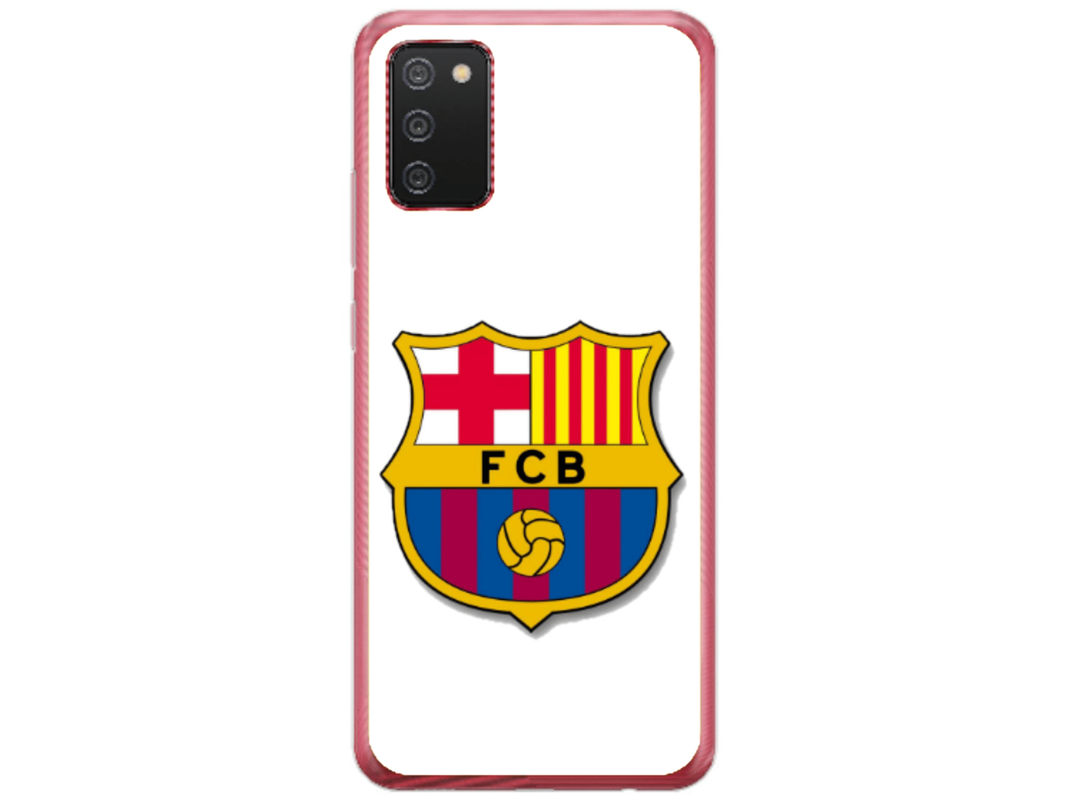 Husa Silicon HQCover compatibila cu Samsung Galaxy A03s, model Fotbal FCB, rezistenta la socuri si zgarieturi, SP1M00001