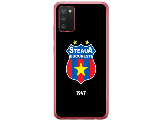 Husa Silicon HQCover compatibila cu Samsung Galaxy A03s, model Steaua Bucuresti, rezistenta la socuri si zgarieturi, SP1M00004