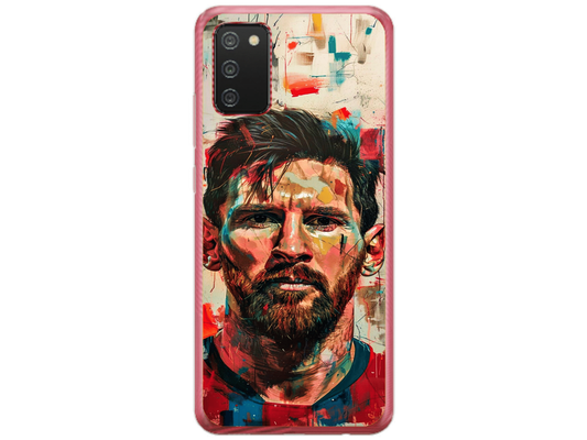 Husa Silicon HQCover compatibila cu Samsung Galaxy A03s, model Messi v2, rezistenta la socuri si zgarieturi, SP1M00007