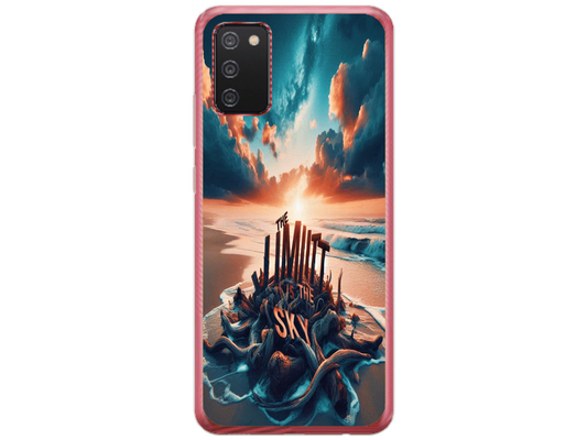 Husa Silicon HQCover compatibila cu Samsung Galaxy A03s, model Plaja, rezistenta la socuri si zgarieturi, SP1M00009