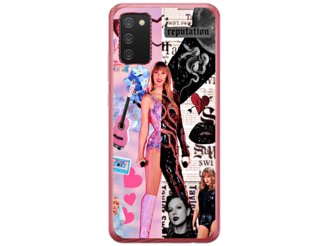 Husa Silicon HQCover compatibila cu Samsung Galaxy A03s, model Taylor Swift v2, rezistenta la socuri si zgarieturi, SP1M00026