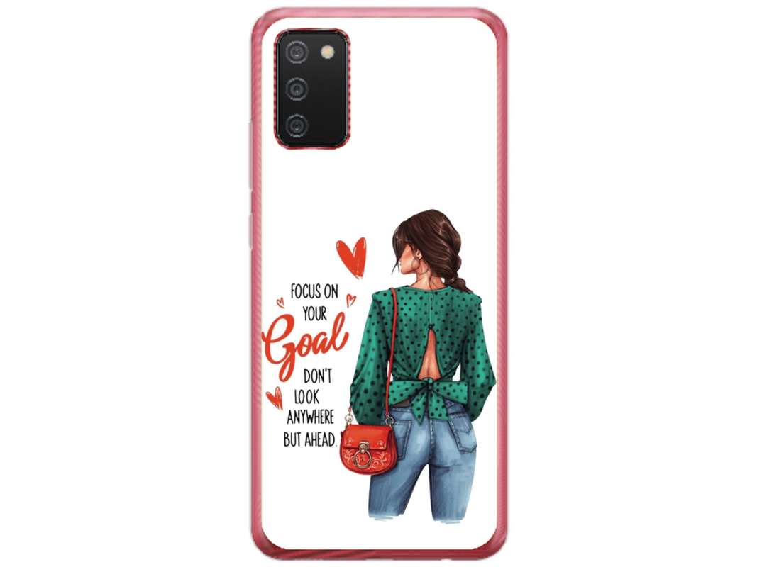 Husa Silicon HQCover compatibila cu Samsung Galaxy A03s, model Look Ahead, rezistenta la socuri si zgarieturi, SP1M00032