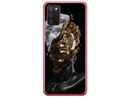 Husa Silicon HQCover compatibila cu Samsung Galaxy A02s, model Statuie, rezistenta la socuri si zgarieturi, SP1M00046