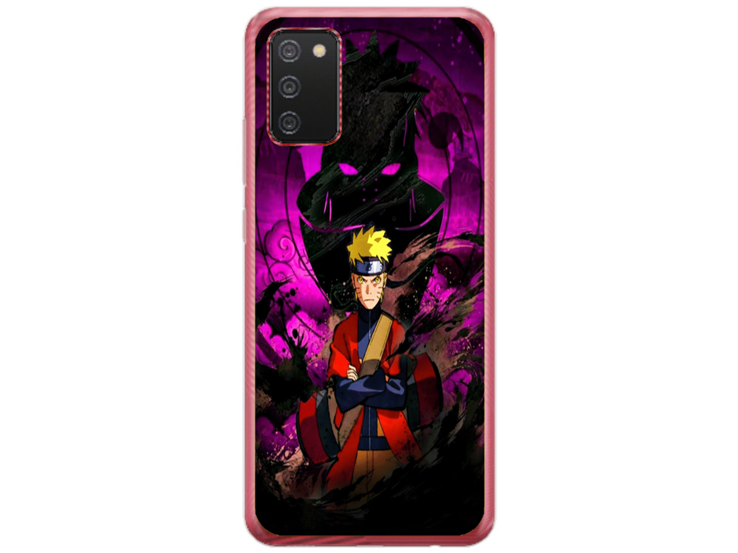 Husa Silicon HQCover compatibila cu Samsung Galaxy A02s, model Naruto v2, rezistenta la socuri si zgarieturi, SP1M00047