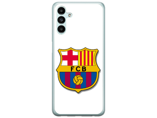Husa Silicon HQCover compatibila cu Samsung Galaxy A15 5G, model Fotbal FCB, rezistenta la socuri si zgarieturi, SP1M00001
