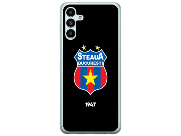 Husa Silicon HQCover compatibila cu Samsung Galaxy A14 5G, model Steaua Bucuresti, rezistenta la socuri si zgarieturi, SP1M00004