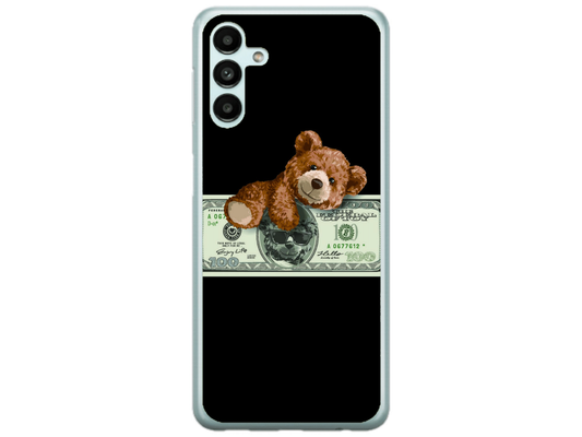 Husa Silicon HQCover compatibila cu Samsung Galaxy A55 5G, model Urs Cool v2, rezistenta la socuri si zgarieturi, SP1M00034