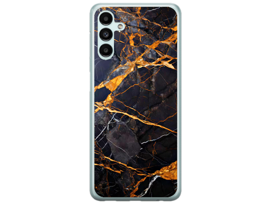 Husa Silicon HQCover compatibila cu Samsung Galaxy A35 5G, model Marble v1, rezistenta la socuri si zgarieturi, SP1M00035