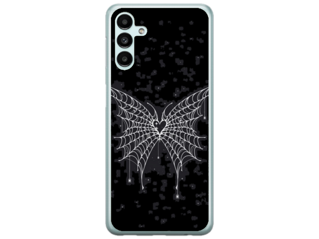Husa Silicon HQCover compatibila cu Samsung Galaxy M15, model Butterfly, rezistenta la socuri si zgarieturi, SP1M00038