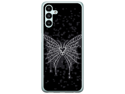 Husa Silicon HQCover compatibila cu Samsung Galaxy A54 4G, model Butterfly, rezistenta la socuri si zgarieturi, SP1M00038