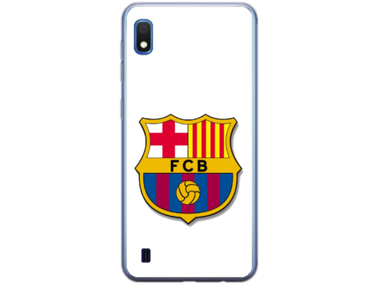 Husa Silicon HQCover compatibila cu Samsung Galaxy A10, model Fotbal FCB, rezistenta la socuri si zgarieturi, SP1M00001