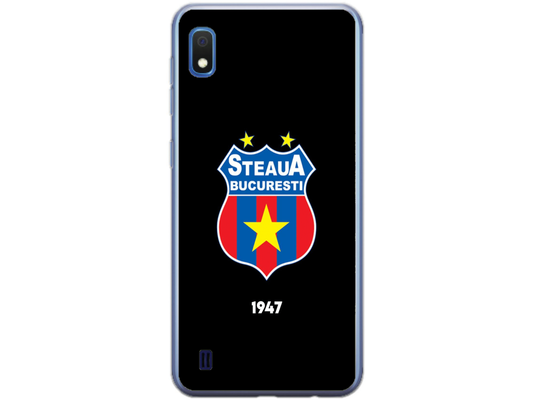 Husa Silicon HQCover compatibila cu Samsung Galaxy A10, model Steaua Bucuresti, rezistenta la socuri si zgarieturi, SP1M00004