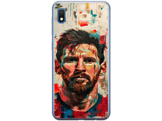 Husa Silicon HQCover compatibila cu Samsung Galaxy A10, model Messi v2, rezistenta la socuri si zgarieturi, SP1M00007