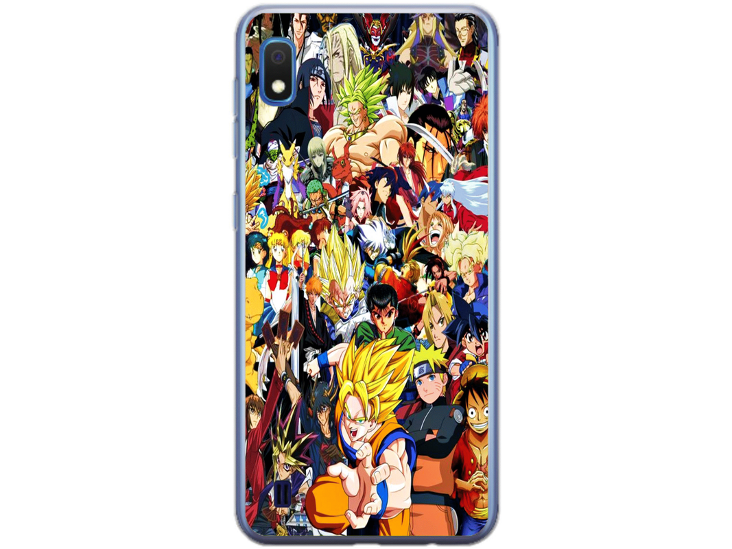 Husa Silicon HQCover compatibila cu Samsung Galaxy A10, model Anime v1, rezistenta la socuri si zgarieturi, SP1M00013