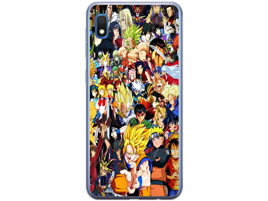 Husa Silicon HQCover compatibila cu Samsung Galaxy A10, model Anime v1, rezistenta la socuri si zgarieturi, SP1M00013