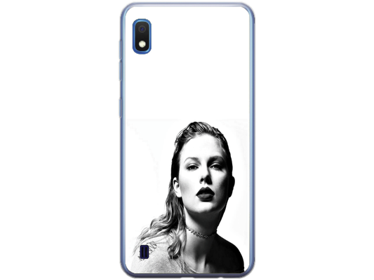 Husa Silicon HQCover compatibila cu Samsung Galaxy A10, model Taylor Swift v1, rezistenta la socuri si zgarieturi, SP1M00016