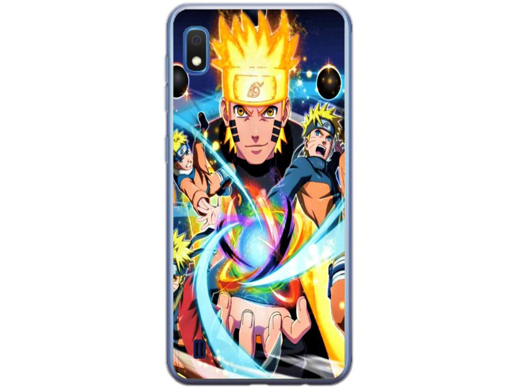 Husa Silicon HQCover compatibila cu Samsung Galaxy A10, model Naruto v1, rezistenta la socuri si zgarieturi, SP1M00020