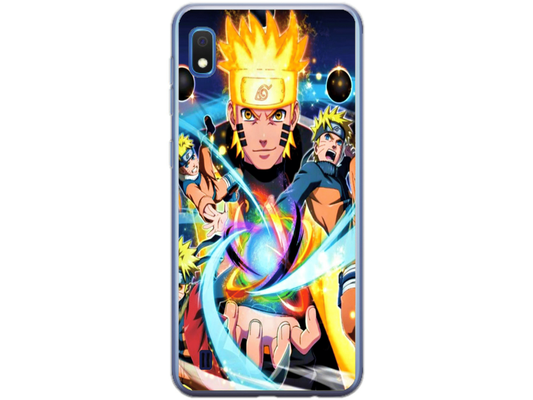 Husa Silicon HQCover compatibila cu Samsung Galaxy A10, model Naruto v1, rezistenta la socuri si zgarieturi, SP1M00020
