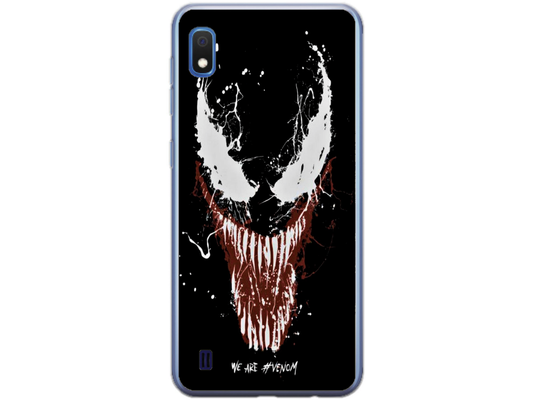 Husa Silicon HQCover compatibila cu Samsung Galaxy A10, model Venom v1, rezistenta la socuri si zgarieturi, SP1M00024