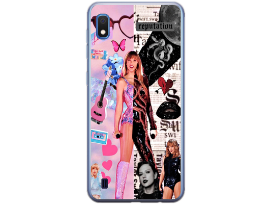 Husa Silicon HQCover compatibila cu Samsung Galaxy A10, model Taylor Swift v2, rezistenta la socuri si zgarieturi, SP1M00026
