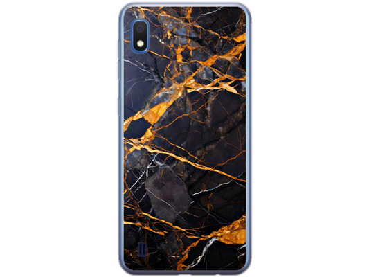 Husa Silicon HQCover compatibila cu Samsung Galaxy A10, model Marble v1, rezistenta la socuri si zgarieturi, SP1M00035
