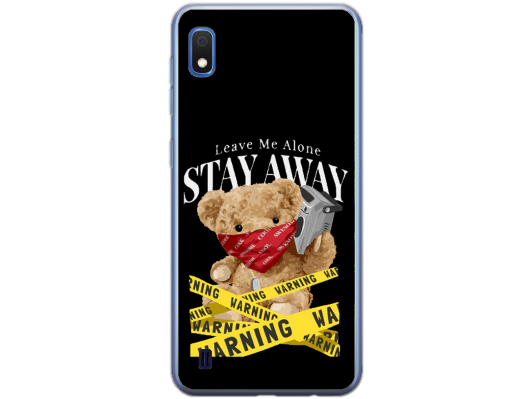 Husa Silicon HQCover compatibila cu Samsung Galaxy A10, model Urs Cool v3, rezistenta la socuri si zgarieturi, SP1M00036