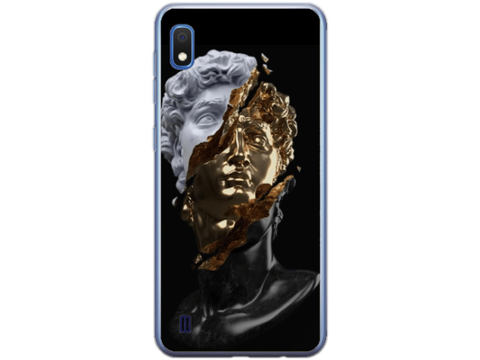 Husa Silicon HQCover compatibila cu Samsung Galaxy A10, model Statuie, rezistenta la socuri si zgarieturi, SP1M00046