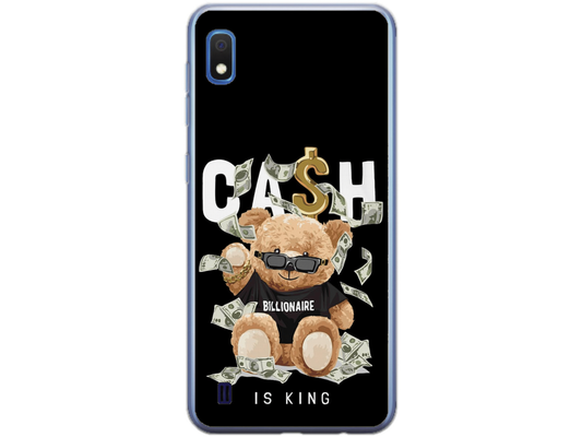 Husa Silicon HQCover compatibila cu Samsung Galaxy A10, model Urs Cool V5, rezistenta la socuri si zgarieturi, SP1M00050