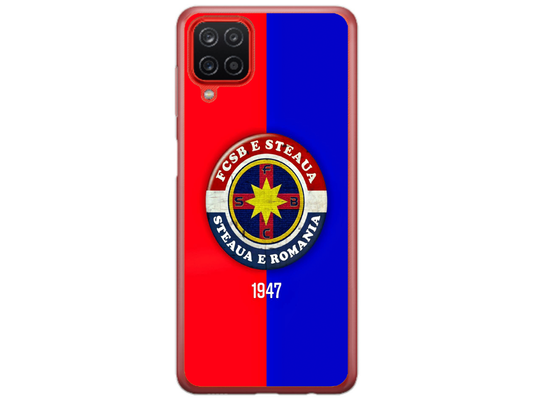 Husa Silicon HQCover compatibila cu Samsung Galaxy A22 4G, model FCSB Steaua, rezistenta la socuri si zgarieturi, SP1M00003
