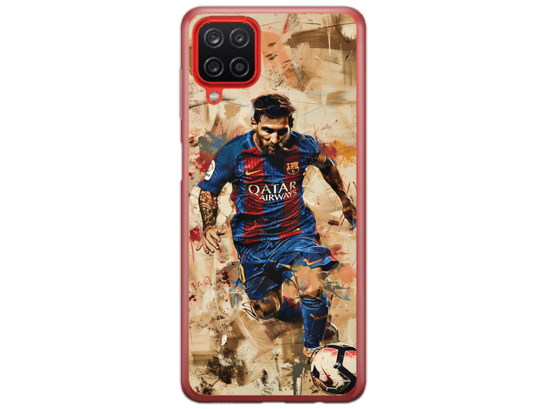 Husa Silicon HQCover compatibila cu Samsung Galaxy A22 5G, model Messi v1, rezistenta la socuri si zgarieturi, SP1M00006