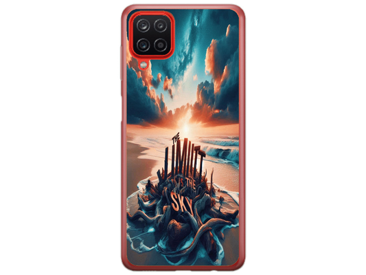 Husa Silicon HQCover compatibila cu Samsung Galaxy A22 5G, model Plaja, rezistenta la socuri si zgarieturi, SP1M00009