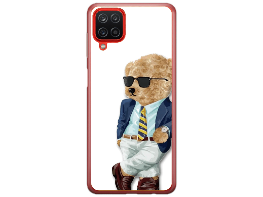 Husa Silicon HQCover compatibila cu Samsung Galaxy A22 5G, model Urs Cool, rezistenta la socuri si zgarieturi, SP1M00012