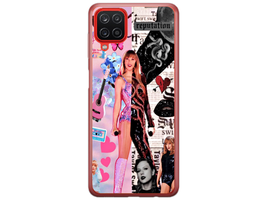 Husa Silicon HQCover compatibila cu Samsung Galaxy A42 5G, model Taylor Swift v2, rezistenta la socuri si zgarieturi, SP1M00026