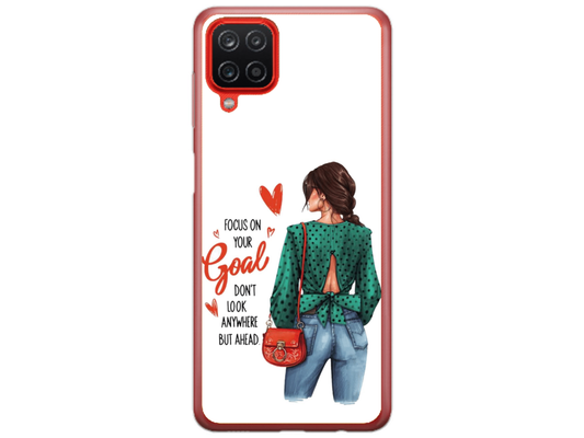 Husa Silicon HQCover compatibila cu Samsung Galaxy A22 4G, model Look Ahead, rezistenta la socuri si zgarieturi, SP1M00032