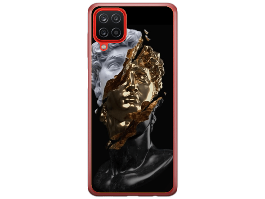 Husa Silicon HQCover compatibila cu Samsung Galaxy A42 5G, model Statuie, rezistenta la socuri si zgarieturi, SP1M00046
