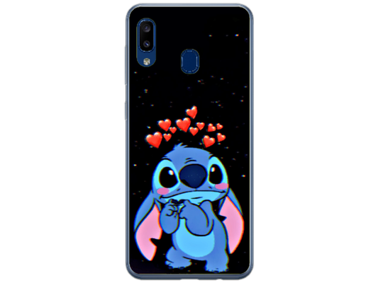 Husa Silicon HQCover compatibila cu Samsung Galaxy A40, model Stitch v3, rezistenta la socuri si zgarieturi, SP1M00014