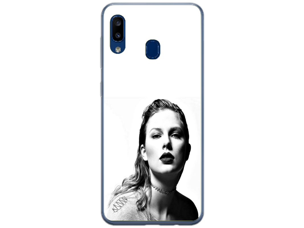 Husa Silicon HQCover compatibila cu Samsung Galaxy A40, model Taylor Swift v1, rezistenta la socuri si zgarieturi, SP1M00016