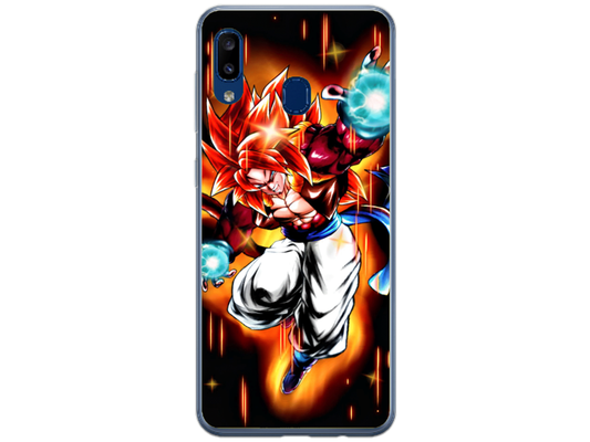 Husa Silicon HQCover compatibila cu Samsung Galaxy A20e, model Dragon Ball Z v1, rezistenta la socuri si zgarieturi, SP1M00017