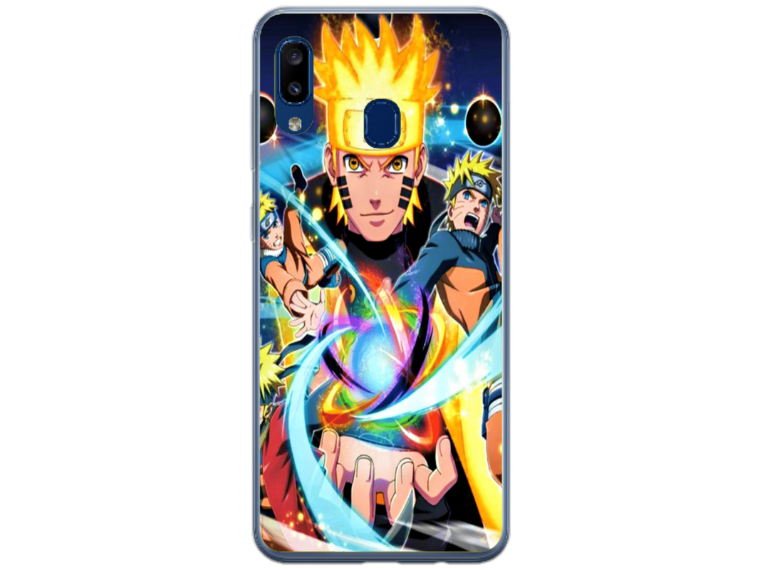 Husa Silicon HQCover compatibila cu Samsung Galaxy A40, model Naruto v1, rezistenta la socuri si zgarieturi, SP1M00020