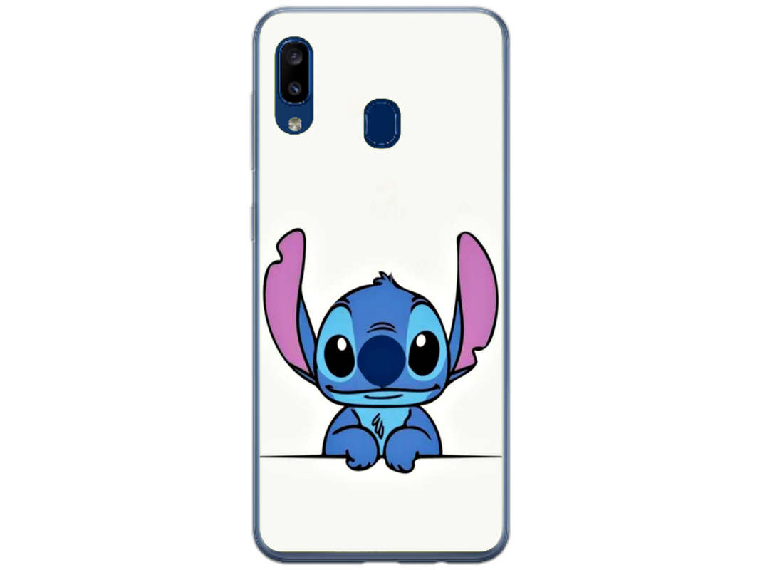 Husa Silicon HQCover compatibila cu Samsung Galaxy A40, model Stitch v7, rezistenta la socuri si zgarieturi, SP1M00022