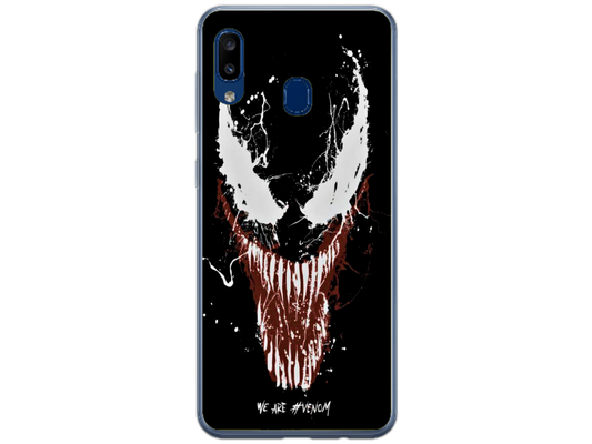 Husa Silicon HQCover compatibila cu Samsung Galaxy A20e, model Venom v1, rezistenta la socuri si zgarieturi, SP1M00024