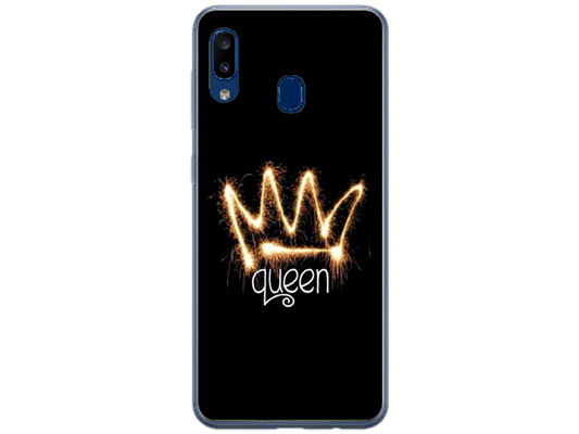Husa Silicon HQCover compatibila cu Samsung Galaxy A20e, model Queen, rezistenta la socuri si zgarieturi, SP1M00025