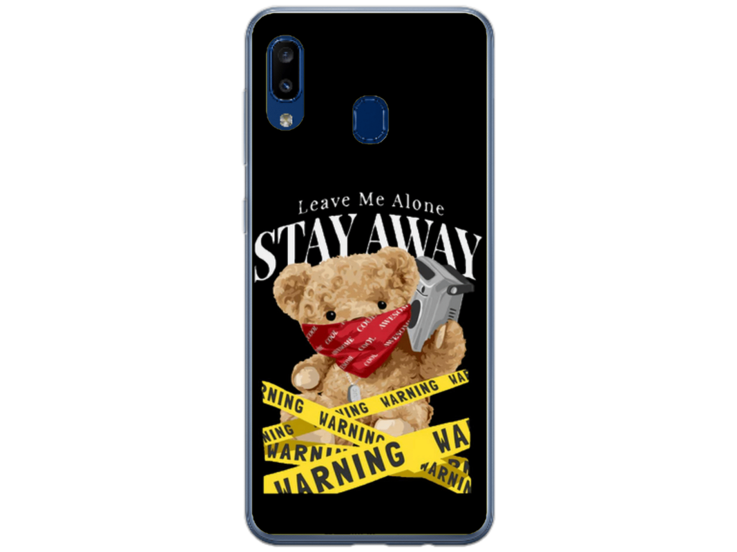 Husa Silicon HQCover compatibila cu Samsung Galaxy A40, model Urs Cool v3, rezistenta la socuri si zgarieturi, SP1M00036