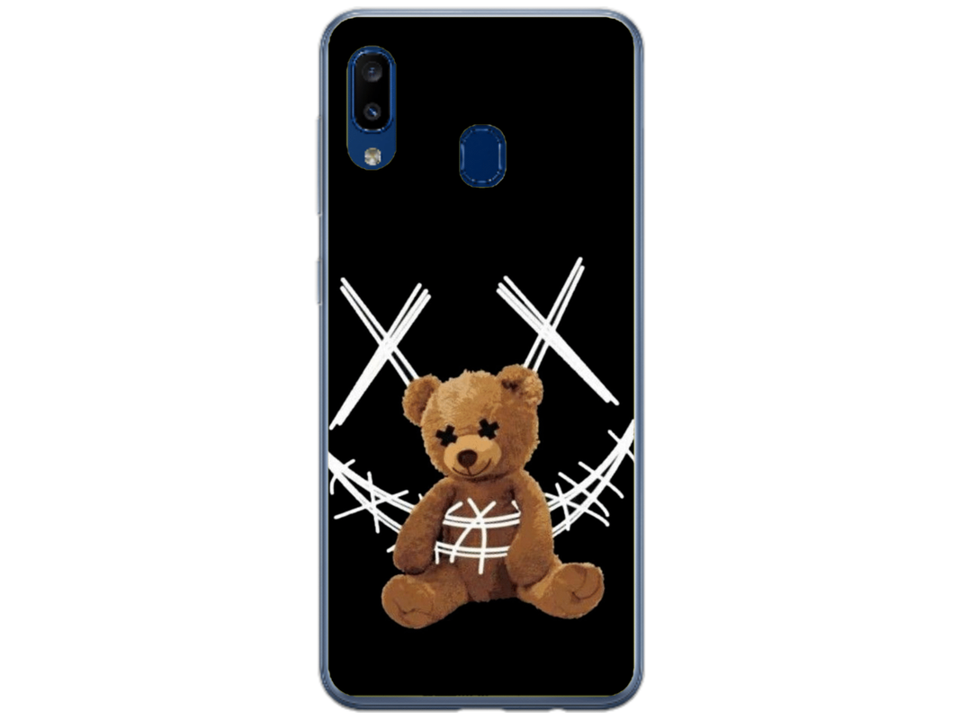 Husa Silicon HQCover compatibila cu Samsung Galaxy A40, model Urs Cool v4, rezistenta la socuri si zgarieturi, SP1M00037
